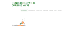 Desktop Screenshot of hundeosteo.ch